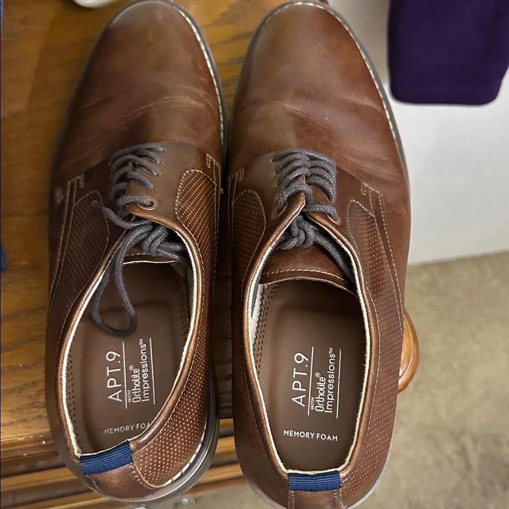 Brown Leather Men's Shoes